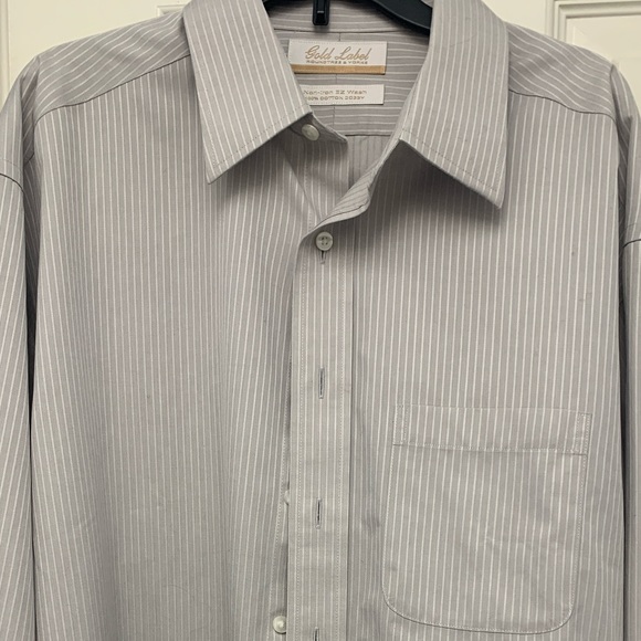 Brand new Gold Label Roundtree and Yorke cotton-dobby non iron easy wash shirt. - Picture 1 of 5